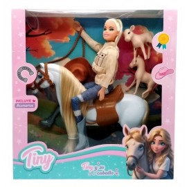 MUÑECA TINY Y SU CABALLO 55036