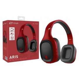 AURICULAR BT CON VINCHA ROJO NG-918BTRN 