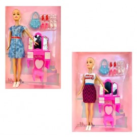 MUÑECA TINY FASHION TOCADOR Y ACC. 53466