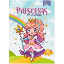 PRINCESAS P/COLOREAR-PRINCESAS 9069LB