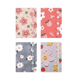 LIBRETA TD A6 96H RY 3D PATCH FLOWER2646