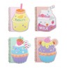 CUADERNO C/ESPIR14X18CM 60H RY MILK 2662