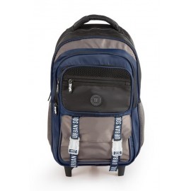 MOCHILA CARRO TALBOT NEGRO AZUL 18P 7972