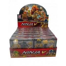 MUÑECO NINJA DORADO A201300