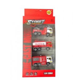 VEHICULOS BOMBERO SET  X 3 6674-MH-261