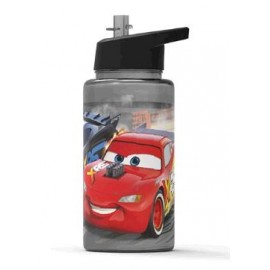 BOTELLA 500ML STRAW TOP CARS